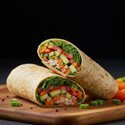 Super Loaded Veg Wrap